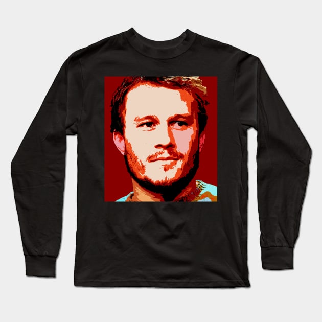 heath ledger Long Sleeve T-Shirt by oryan80